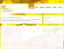 Tablet Screenshot of lalocandadisanbiagio.com